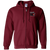 Chicago Riot Full Zip Hoodie MISL Soccer Team color Maroon Chicago Riot Full Zip Hoodie MISL Soccer Team color Maroon