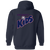 Cincinnati Kids Full Zip Hoodie MISL Soccer Team color Navy Blue