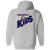 Cincinnati Kids Full Zip Hoodie MISL Soccer Team color Sport Grey