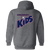 Cincinnati Kids Full Zip Hoodie MISL Soccer Team color Dark Heather Grey