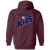 Cincinnati Kids Full Zip Hoodie MISL Soccer Team color Maroon
