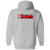 Cleveland Crunch Full Zip Hoodie MISL Soccer Team color Sport Grey Cleveland Crunch Full Zip Hoodie MISL Soccer Team color Sport Grey