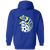 Cleveland Force Full Zip Hoodie MISL Soccer Team color Royal Blue Cleveland Force Full Zip Hoodie MISL Soccer Team color Royal Blue