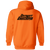 Detroit Lightning Full Zip Hoodie MISL Soccer Team color Orange Detroit Lightning Full Zip Hoodie MISL Soccer Team color Orange