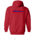 Las Vegas Americans Full Zip Hoodie MISL Soccer Team color Red Las Vegas Americans Full Zip Hoodie MISL Soccer Team color Red