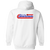 Las Vegas Americans Full Zip Hoodie MISL Soccer Team color White Las Vegas Americans Full Zip Hoodie MISL Soccer Team color White