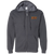Monterrey La Raza Full Zip Hoodie MISL Soccer Team color Dark Heather Grey Monterrey La Raza Full Zip Hoodie MISL Soccer Team color Dark Heather Grey