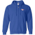 New York Arrows Full Zip Hoodie MISL Soccer Team color Royal Blue New York Arrows Full Zip Hoodie MISL Soccer Team color Royal Blue