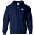 New York Arrows Full Zip Hoodie MISL Soccer Team color Navy New York Arrows Full Zip Hoodie MISL Soccer Team color Navy
