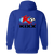 Philadelphia Kixx Full Zip Hoodie MISL Soccer Team color Royal Blue Philadelphia Kixx Full Zip Hoodie MISL Soccer Team color Royal Blue