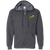 Pittsburgh Spirit Full Zip Hoodie MISL Soccer Team color Dark Heather Grey Pittsburgh Spirit Full Zip Hoodie MISL Soccer Team color Dark Heather Grey