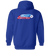 St. Louis Steamers Full Zip Hoodie MISL Soccer Team color Royal Blue St. Louis Steamers Full Zip Hoodie MISL Soccer Team color Royal Blue
