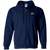 St. Louis Storm Full Zip Hoodie MISL Soccer Team color Navy St. Louis Storm Full Zip Hoodie MISL Soccer Team color Navy