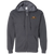 St. Louis Storm Full Zip Hoodie MISL Soccer Team color Dark Heather Grey St. Louis Storm Full Zip Hoodie MISL Soccer Team color Dark Heather Grey
