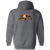 St. Louis Storm Full Zip Hoodie MISL Soccer Team color Dark Heather Grey St. Louis Storm Full Zip Hoodie MISL Soccer Team color Dark Heather Grey