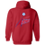 Boston Astros Full Zip Hoodie ASL Soccer Team color Red Boston Astros Full Zip Hoodie ASL Soccer Team color Red