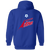 Boston Astros Full Zip Hoodie ASL Soccer Team color Royal Blue Boston Astros Full Zip Hoodie ASL Soccer Team color Royal Blue