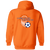California Sunshine Full Zip Hoodie ASL Soccer Team color Orange