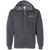 Carolina Lightnin' Full Zip Hoodie ASL Soccer Team color Dark Heather Grey Carolina Lightnin' Full Zip Hoodie ASL Soccer Team color Dark Heather Grey