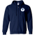 Chicago Cats Full Zip Hoodie ASL Soccer Team color Navy Chicago Cats Full Zip Hoodie ASL Soccer Team color Navy