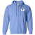 Chicago Cats Full Zip Hoodie ASL Soccer Team color Carolina Blue Chicago Cats Full Zip Hoodie ASL Soccer Team color Carolina Blue