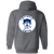 Chicago Cats Full Zip Hoodie ASL Soccer Team color Dark Heather Grey Chicago Cats Full Zip Hoodie ASL Soccer Team color Dark Heather Grey