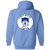 Chicago Cats Full Zip Hoodie ASL Soccer Team color Carolina Blue Chicago Cats Full Zip Hoodie ASL Soccer Team color Carolina Blue