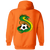 Cleveland Cobras Full Zip Hoodie ASL Soccer Team color Orange Cleveland Cobras Full Zip Hoodie ASL Soccer Team color Orange