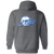 Columbus Magic Full Zip Hoodie ASL Soccer Team color Dark Heather Grey Columbus Magic Full Zip Hoodie ASL Soccer Team color Dark Heather Grey
