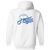 Columbus Magic Full Zip Hoodie ASL Soccer Team color White Columbus Magic Full Zip Hoodie ASL Soccer Team color White