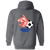 Connecticut Wildcats Full Zip Hoodie ASL Soccer Team color Dark Heather Grey Connecticut Wildcats Full Zip Hoodie ASL Soccer Team color Dark Heather Grey