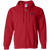 Connecticut Yankees Full Zip Hoodie ASL Soccer Team color Red Connecticut Yankees Full Zip Hoodie ASL Soccer Team color Red