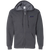 Connecticut Yankees Full Zip Hoodie ASL Soccer Team color Dark Heather Grey Connecticut Yankees Full Zip Hoodie ASL Soccer Team color Dark Heather Grey
