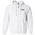 Connecticut Yankees Full Zip Hoodie ASL Soccer Team color White Connecticut Yankees Full Zip Hoodie ASL Soccer Team color White