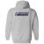 Connecticut Yankees Full Zip Hoodie ASL Soccer Team color Sport Grey Connecticut Yankees Full Zip Hoodie ASL Soccer Team color Sport Grey