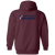 Connecticut Yankees Full Zip Hoodie ASL Soccer Team color Maroon Connecticut Yankees Full Zip Hoodie ASL Soccer Team color Maroon