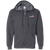 Dallas Americans Full Zip Hoodie ASL Soccer Team color Dark Heather Grey Dallas Americans Full Zip Hoodie ASL Soccer Team color Dark Heather Grey