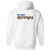 Georgia Generals Full Zip Hoodie ASL Soccer Team color White Georgia Generals Full Zip Hoodie ASL Soccer Team color White
