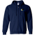 Los Angeles Skyhawks Full Zip Hoodie ASL Soccer Team color Navy Los Angeles Skyhawks Full Zip Hoodie ASL Soccer Team color Navy