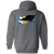 Los Angeles Skyhawks Full Zip Hoodie ASL Soccer Team color Dark Heather Grey Los Angeles Skyhawks Full Zip Hoodie ASL Soccer Team color Dark Heather Grey