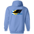 Los Angeles Skyhawks Full Zip Hoodie ASL Soccer Team color Carolina Blue Los Angeles Skyhawks Full Zip Hoodie ASL Soccer Team color Carolina Blue