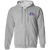 Miami Americans Full Zip Hoodie ASL Soccer Team color Sport Grey Miami Americans Full Zip Hoodie ASL Soccer Team color Sport Grey