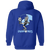 Nashville Diamonds Full Zip Hoodie ASL Soccer Team color Royal Blue Nashville Diamonds Full Zip Hoodie ASL Soccer Team color Royal Blue