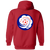 New England Oceaneers Full Zip Hoodie ASL Soccer Team color Red New England Oceaneers Full Zip Hoodie ASL Soccer Team color Red