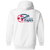 New Jersey Eagles Full Zip Hoodie ASL Soccer Team color White New Jersey Eagles Full Zip Hoodie ASL Soccer Team color White