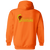 Philadelphia Spartans Full Zip Hoodie ASL Soccer Team color Orange