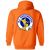 Rhode Island Oceaneers Full Zip Hoodie ASL Soccer Team color Orange Rhode Island Oceaneers Full Zip Hoodie ASL Soccer Team color Orange
