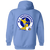 Rhode Island Oceaneers Full Zip Hoodie ASL Soccer Team color Carolina Blue Rhode Island Oceaneers Full Zip Hoodie ASL Soccer Team color Carolina Blue