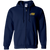 Sacramento Spirits Full Zip Hoodie ASL Soccer Team color Navy Sacramento Spirits Full Zip Hoodie ASL Soccer Team color Navy