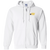Sacramento Spirits Full Zip Hoodie ASL Soccer Team color White Sacramento Spirits Full Zip Hoodie ASL Soccer Team color White